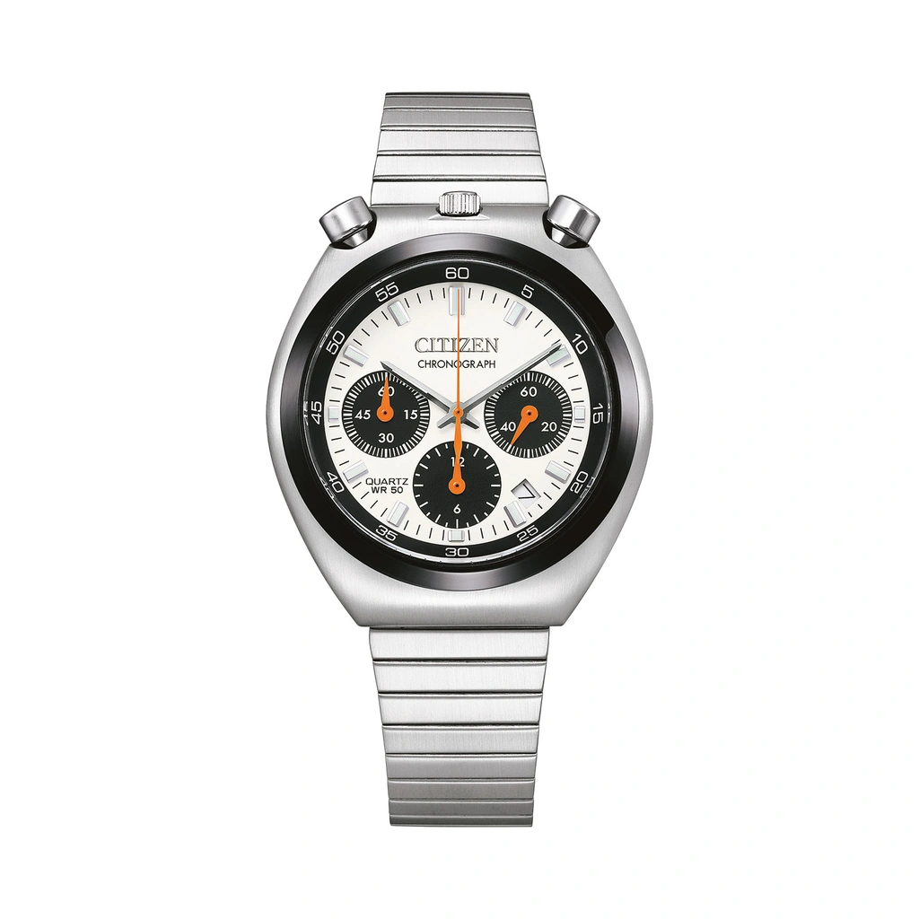 Citizen Bullhead Vit/Silver, Stållänk - AN3660-81A