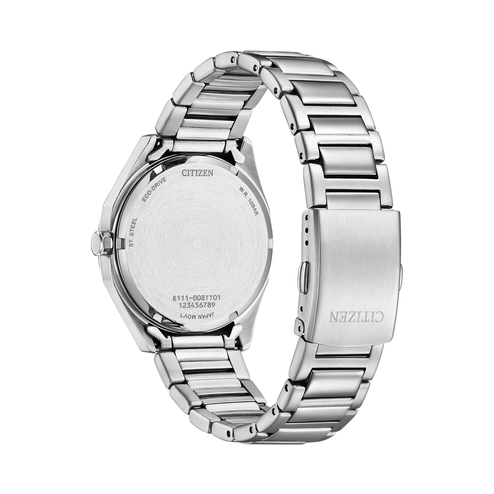 Citizen Elegant Eco-Drive - stål/grön BM7620-83X