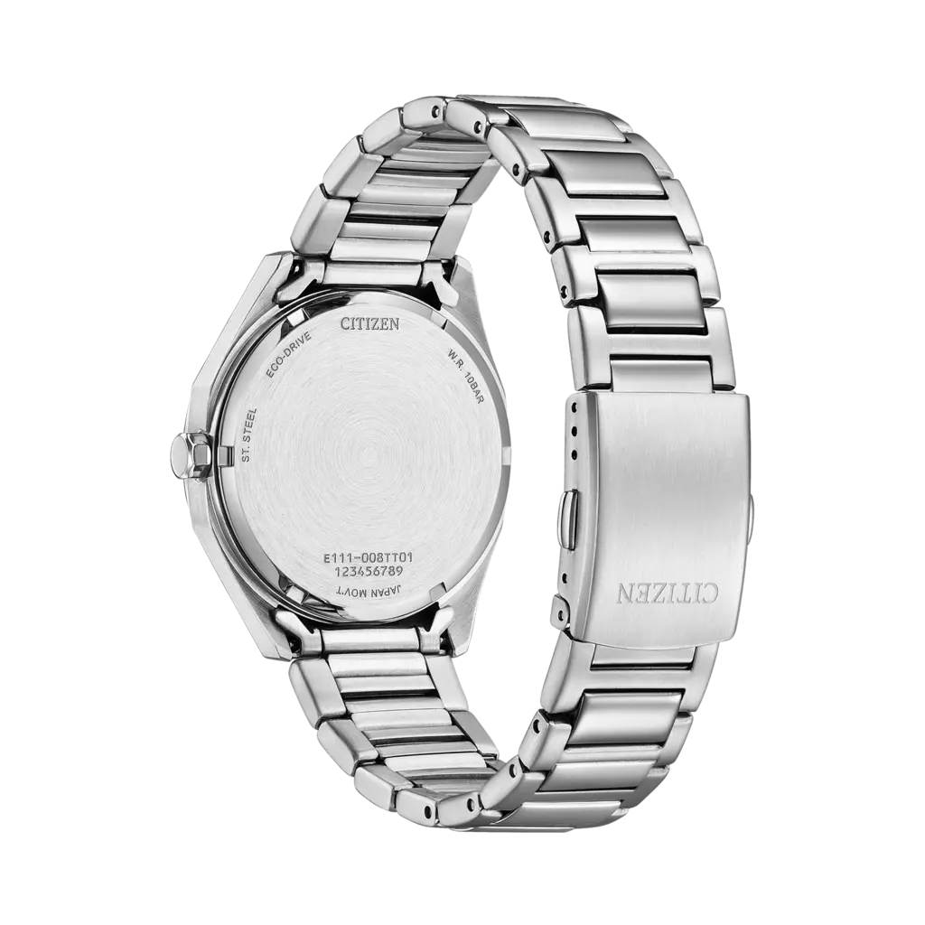 Citizen Elegant Eco-Drive - stål/grön BM7620-83X