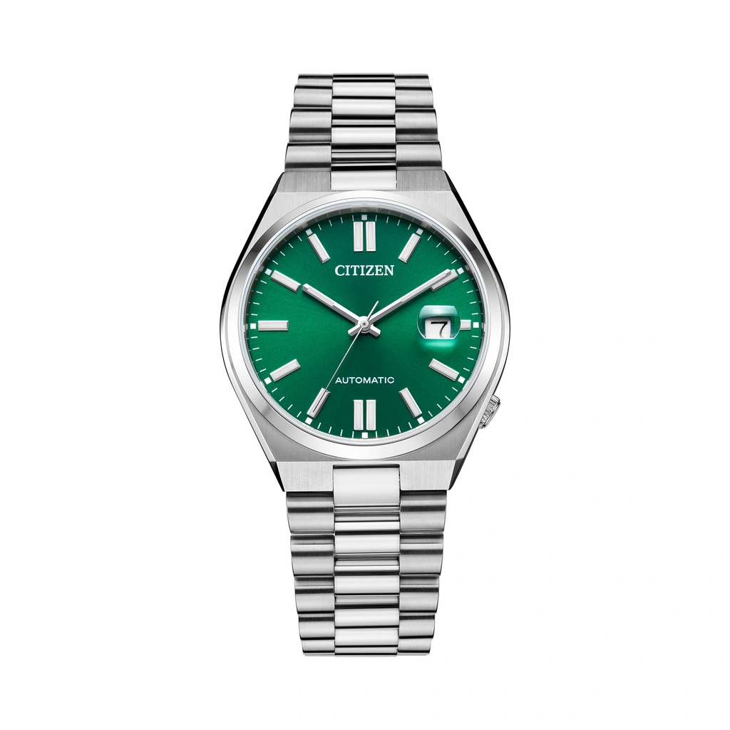 Citizen Tsuyosa automatisk herr - stål/grön NJ0150-81X