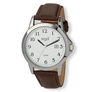Regal herr vit/silver, brunt band - R26991-116