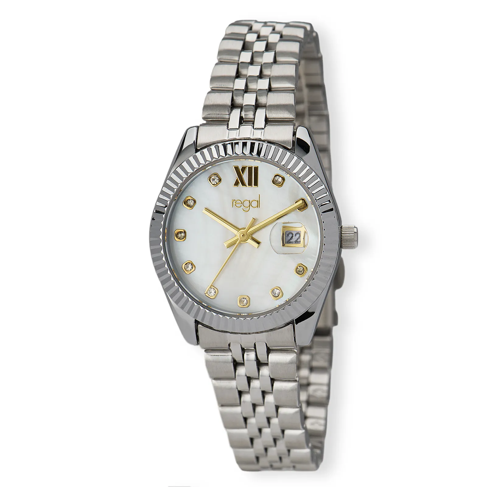 Regal dam silver, metallband - R89054-642