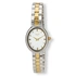 Regal oval dam vit/bicolor, metallband - R89366-132