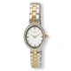 Regal oval dam vit/bicolor, metallband - R89366-132