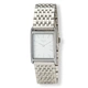 Regal rektangulär dam vit/silver, metallband - R89454-132