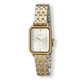 Regal rektangulär dam silver/bicolor, metallband - R89916-632