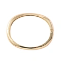 Guldfärgat armband, stelt med vågig form - 7x6 cm