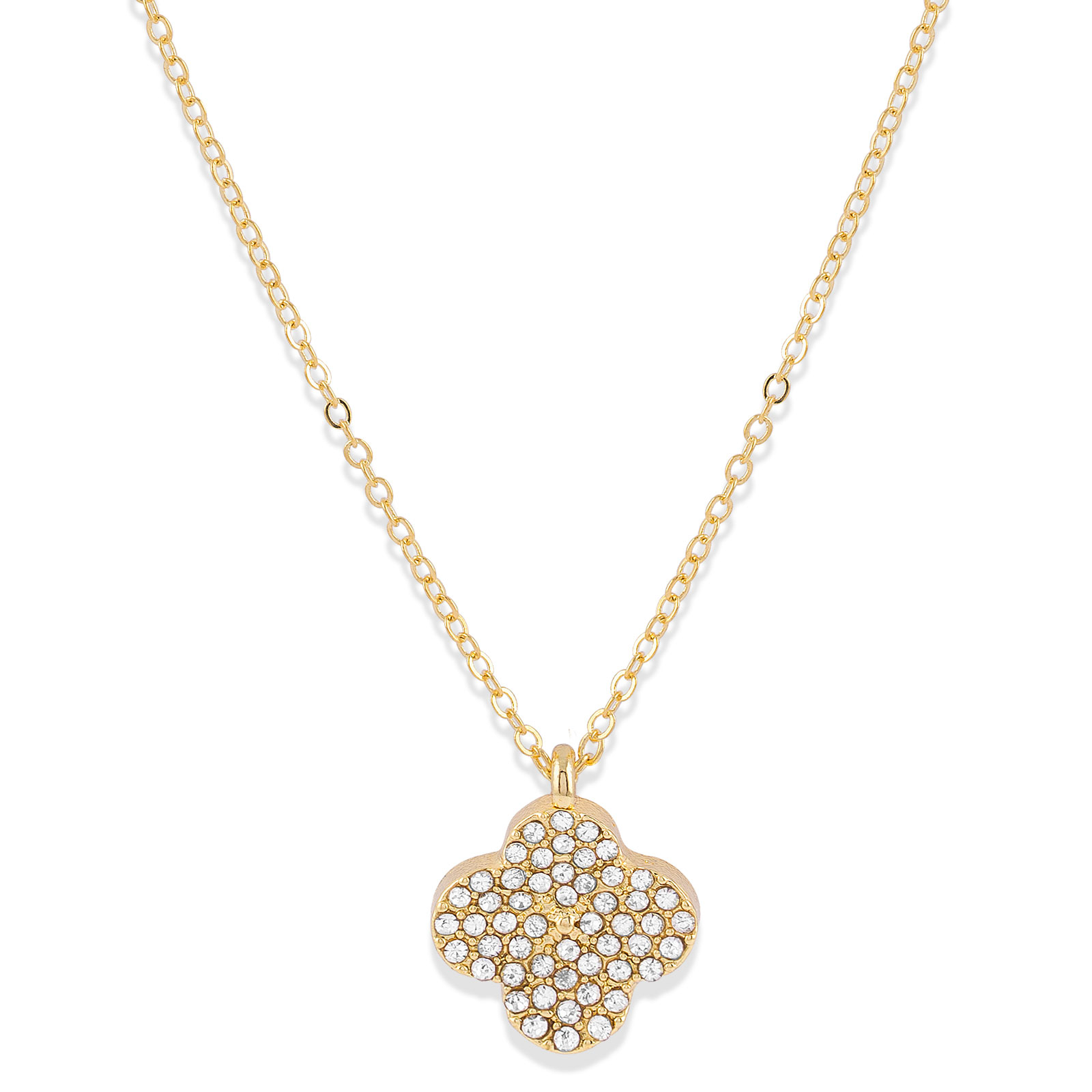 Halsband Klöver Guld Montini