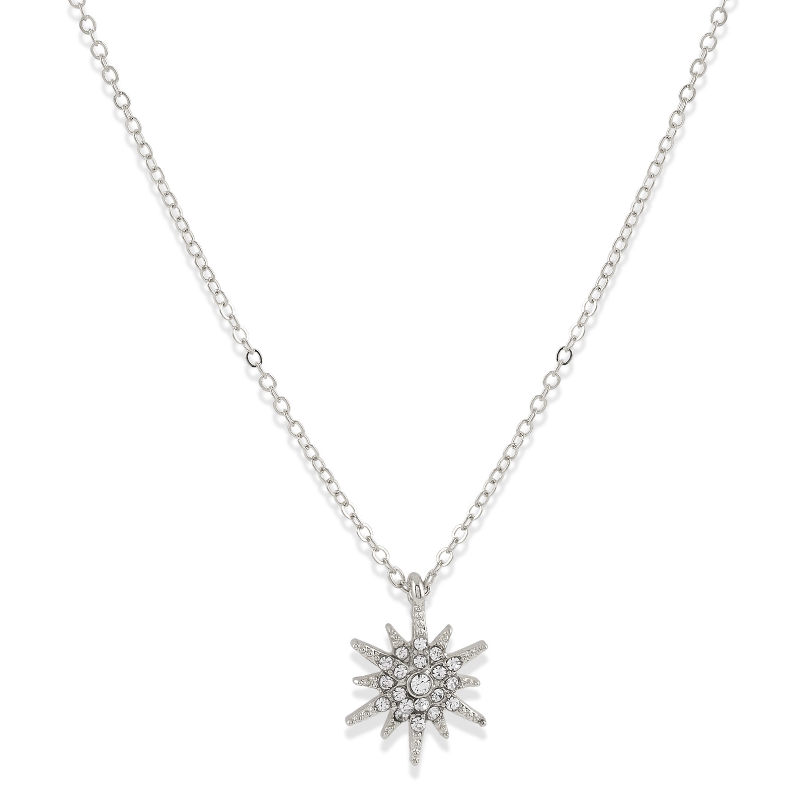 Halsband med stjärna Silver Montini