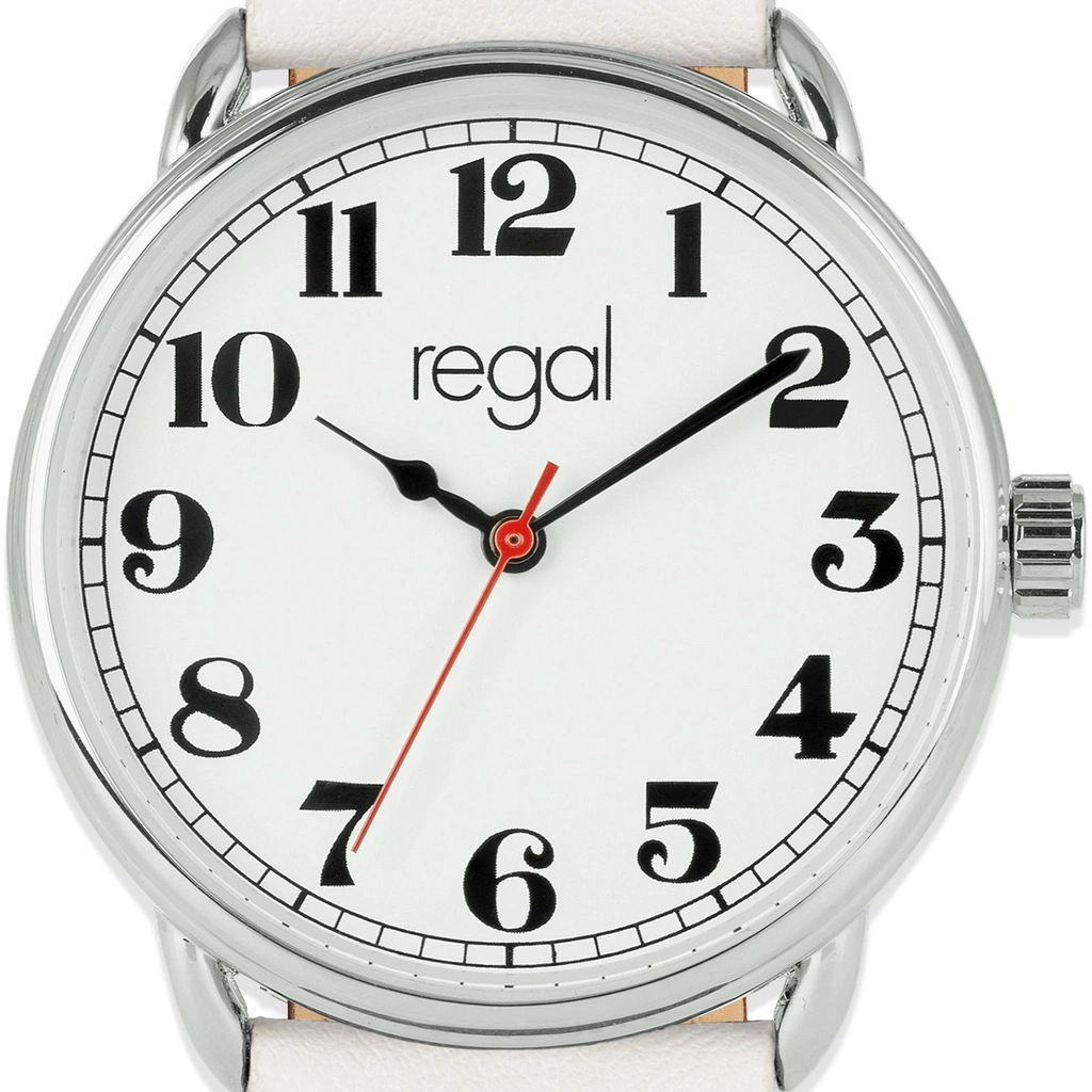 Regal damklocka - silverton/vit, 35 mm