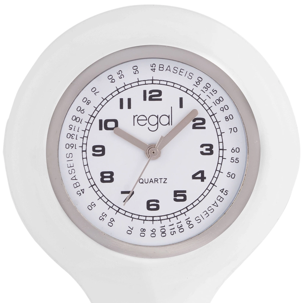Regal sjuksköterskeur - vit, 42mm diam.