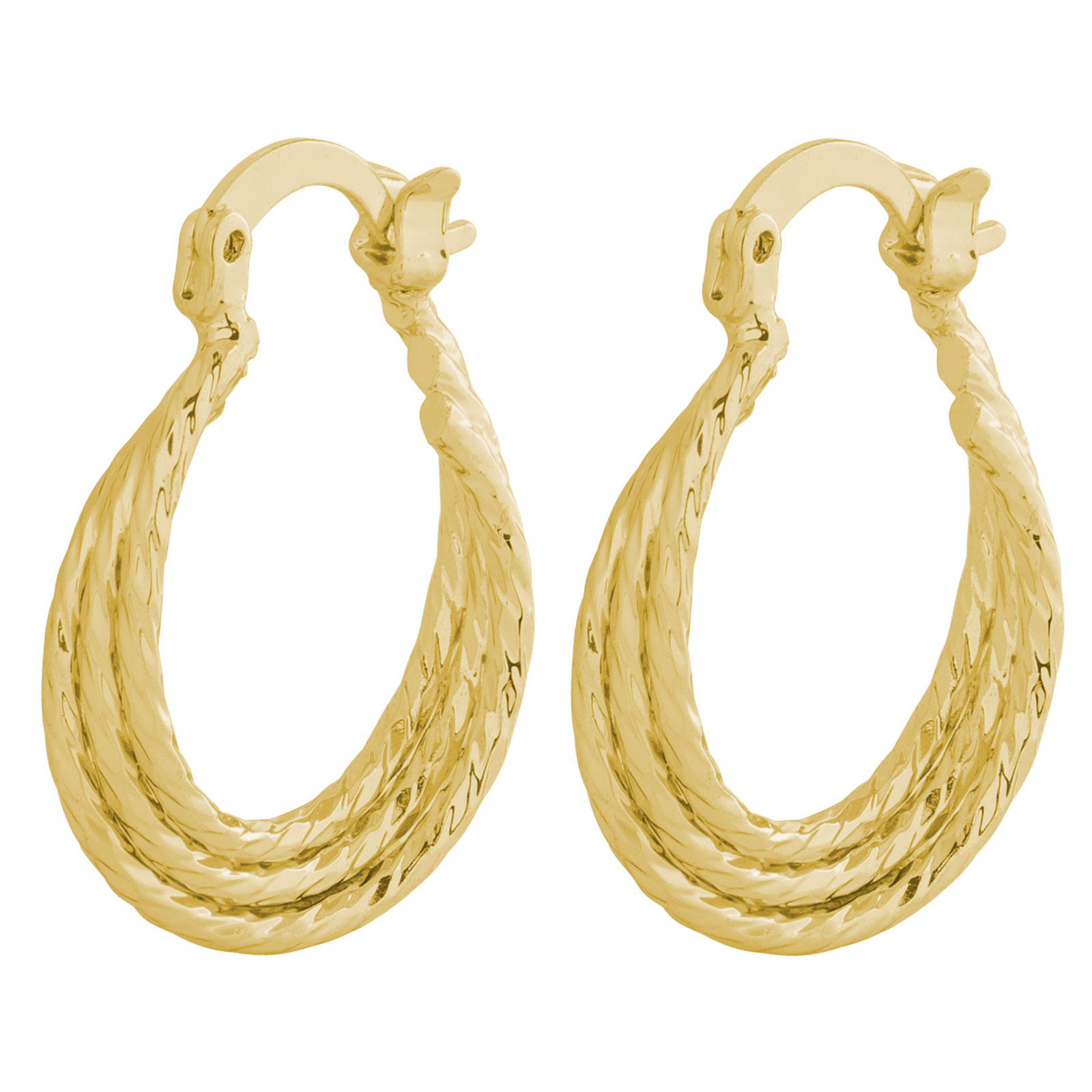 Droppformade Creoler Guld Montini