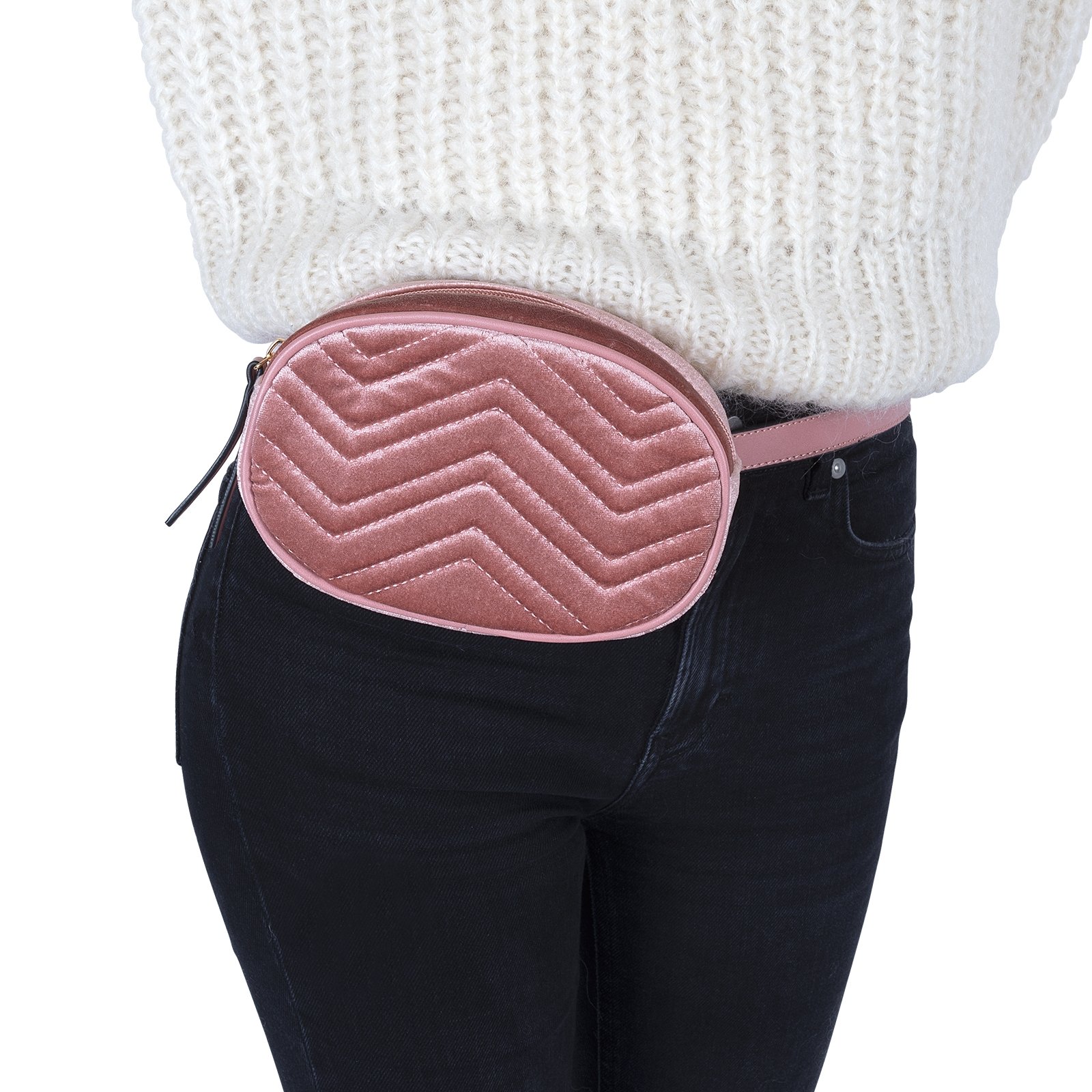 Belt Bag Pink Velvet