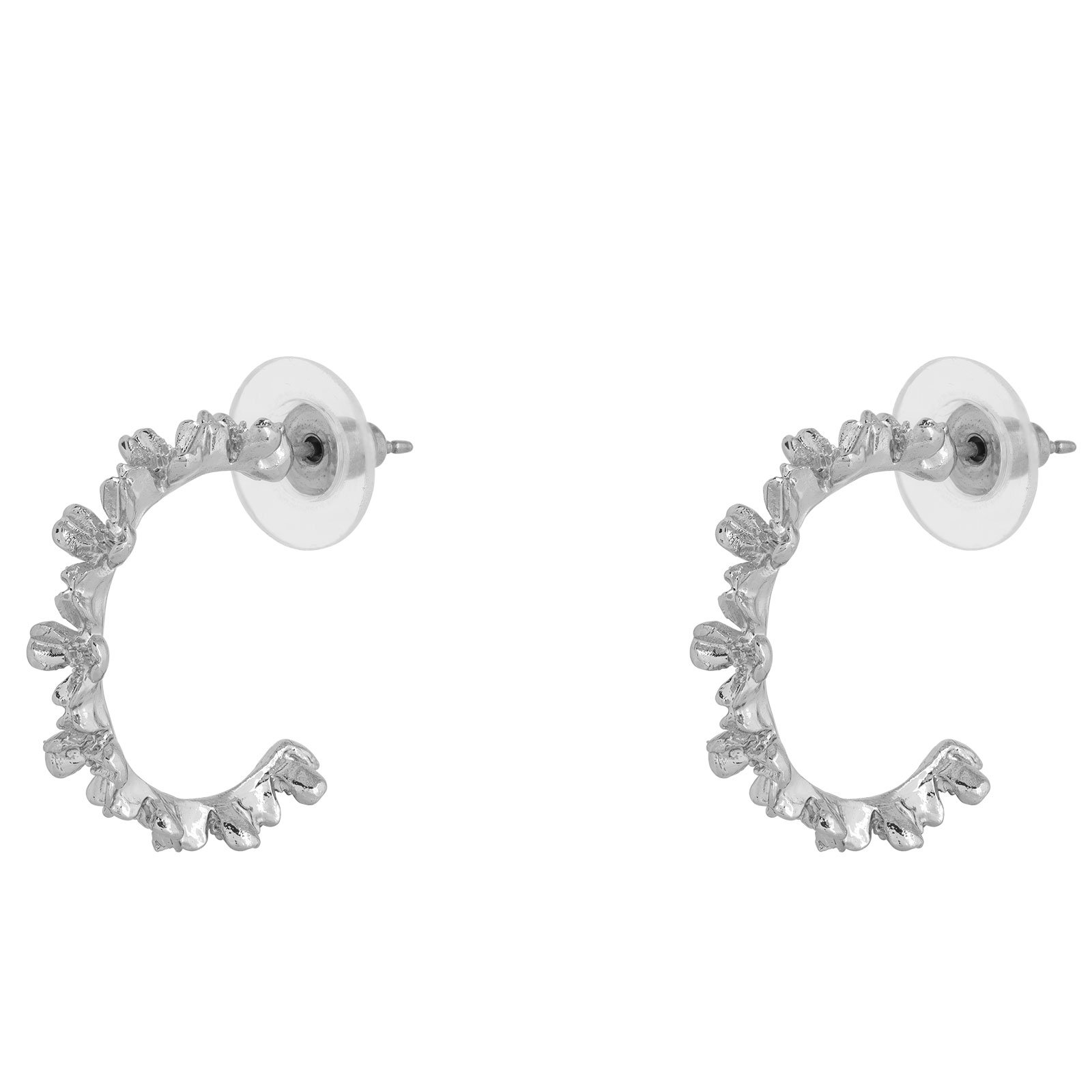 Blommiga Creoler Silver Montini