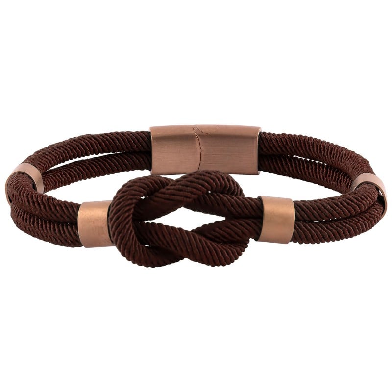 Urban Story Armband Brun Rosé