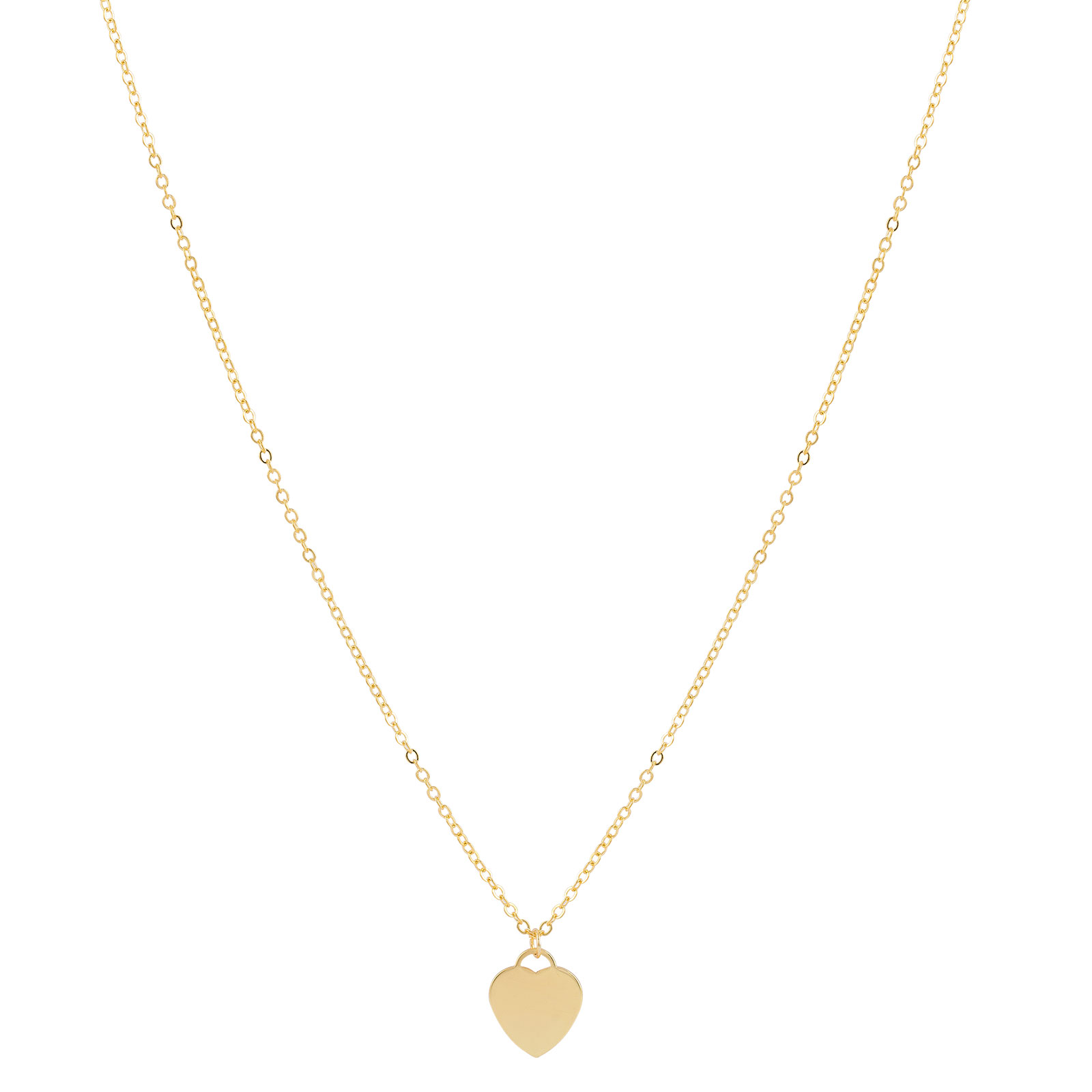Halsband med hjärta guld Montini
