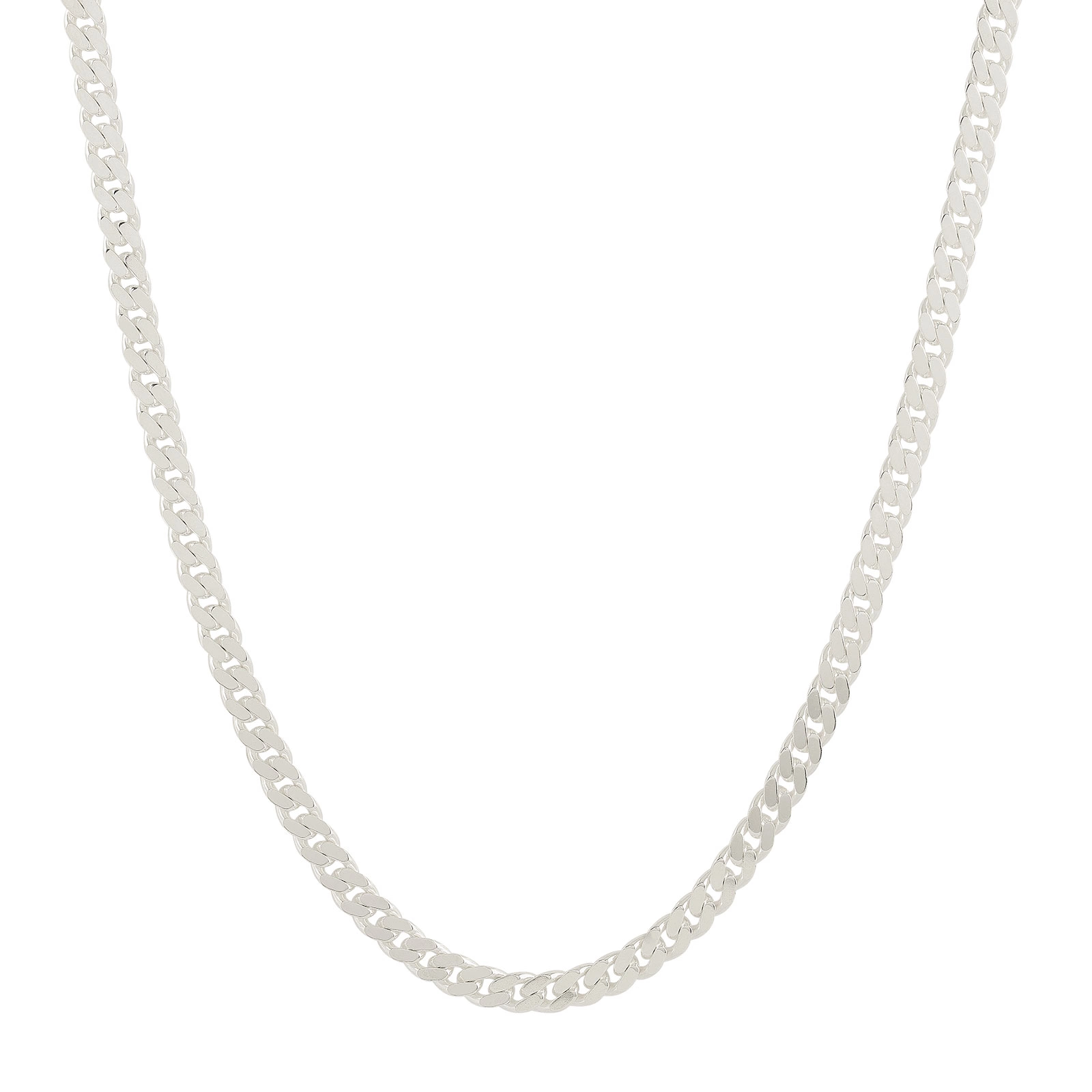 Silverhalsband herr - pansarkedja 50 cm