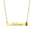 Gravyrhalsband 925 Silver -Platta