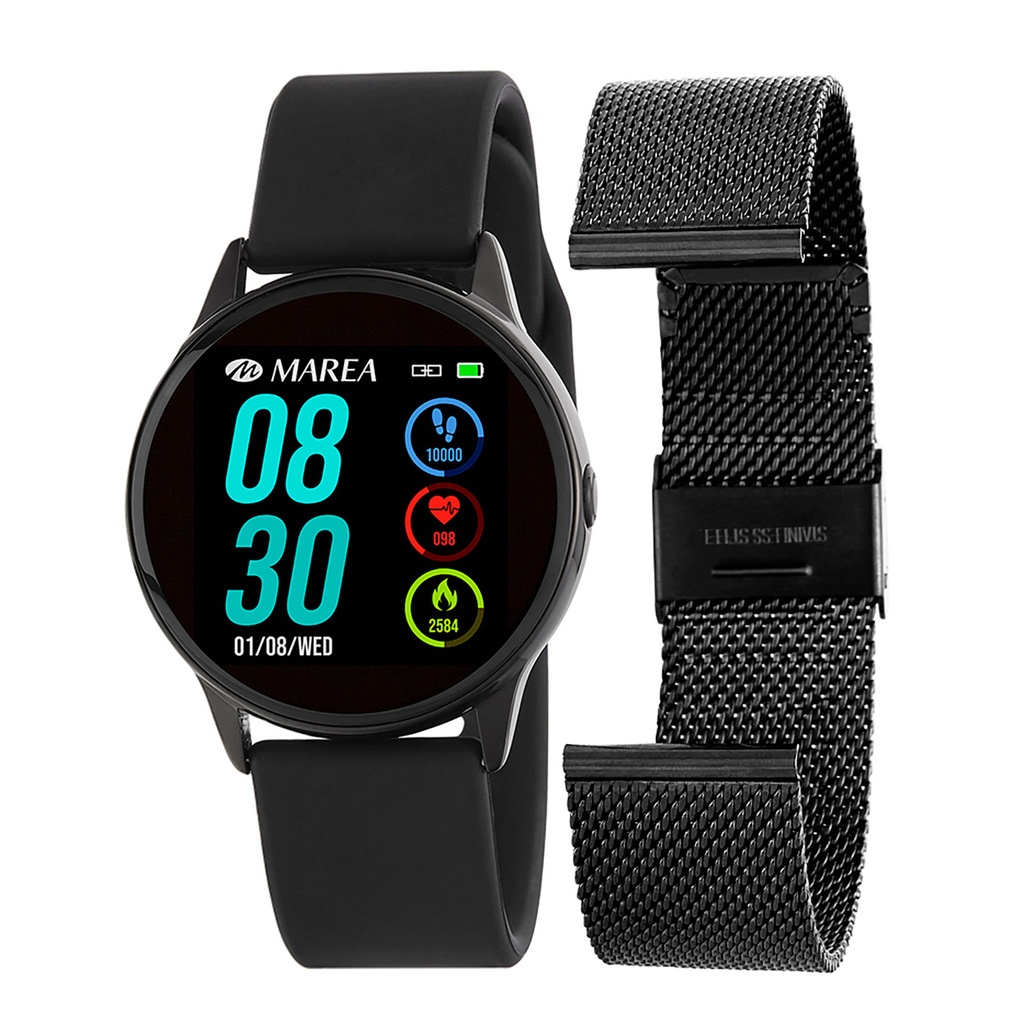 Marea Smart Watch B58001/1 -Svart, extra armband