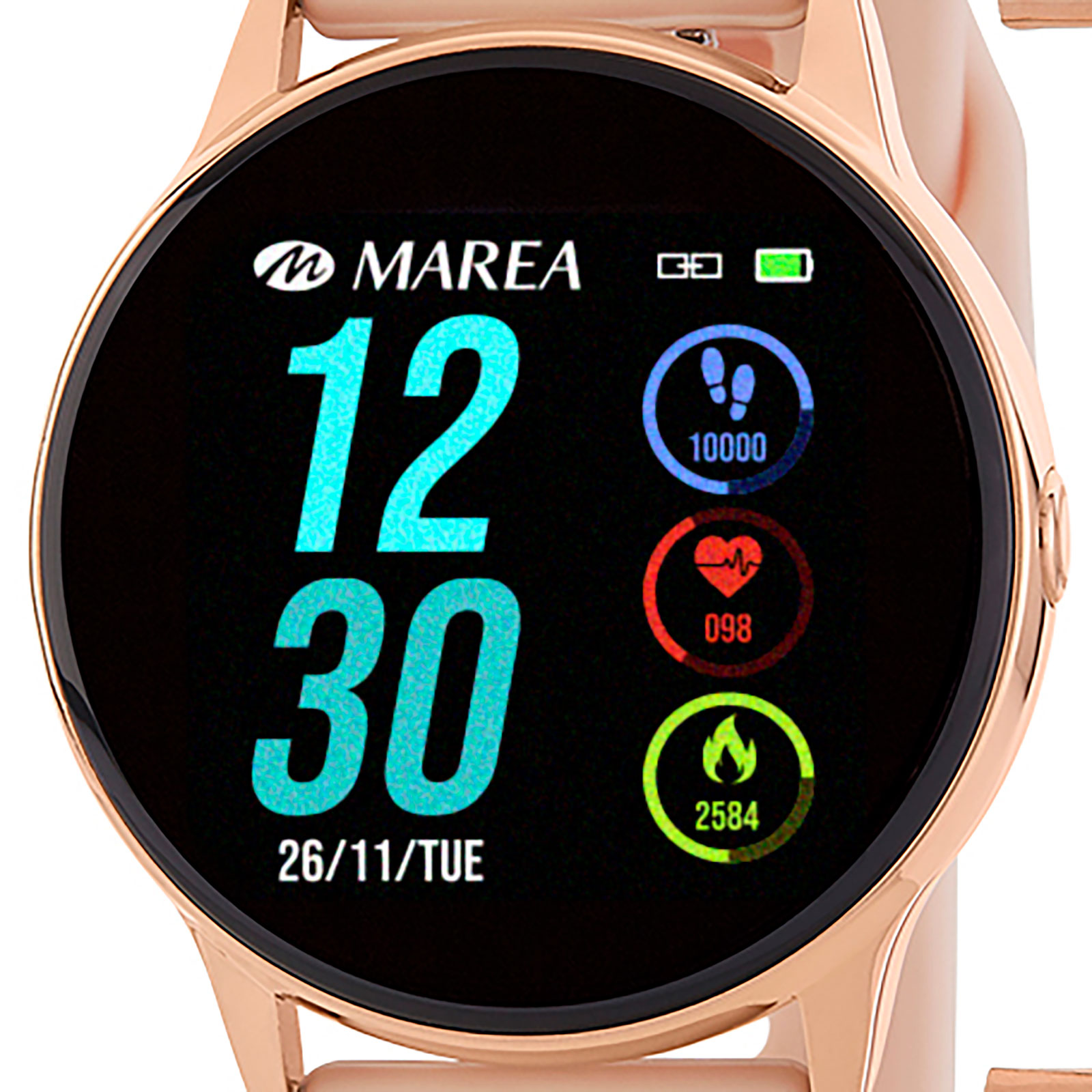Marea Smart Watch B58001/4 - Rose, extra armband