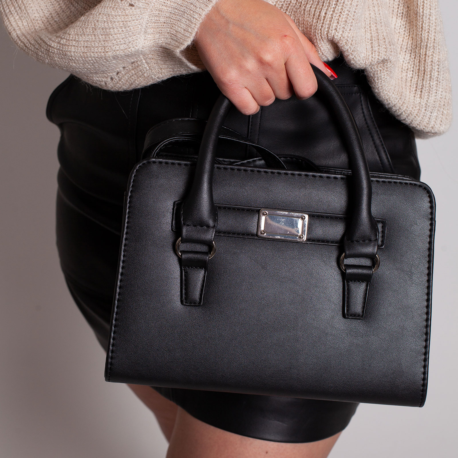 Svart Väska Montini